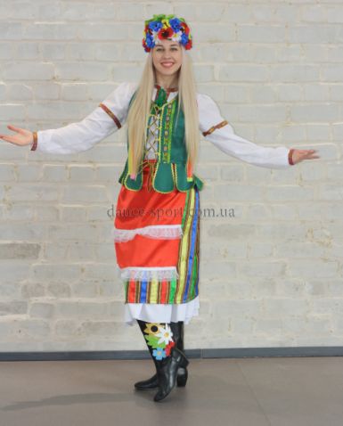 Женский народный костюм Волыни
